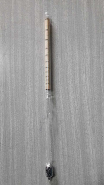 Densimetro De 1000-2000 P.e. X 0,01 G/ml De Vidrio 0