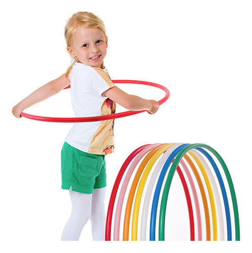 Aro Ula Ula 50cm X20 Liso Entrenamiento Colegios Gimnasia C 0