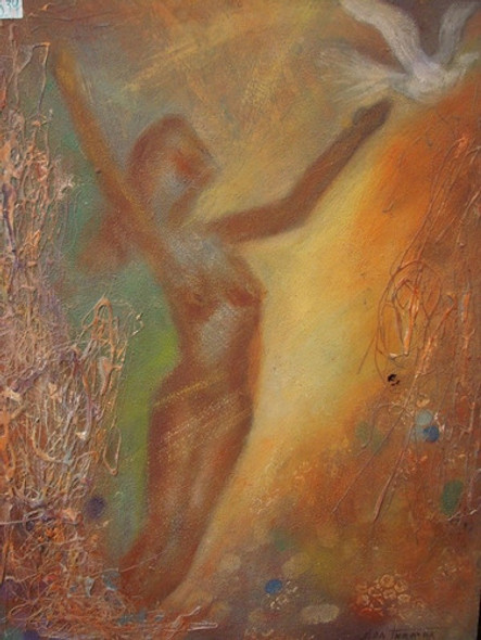 Ada Thamar / El Vuelo / Oleo / 50 X 40 # 1539 0
