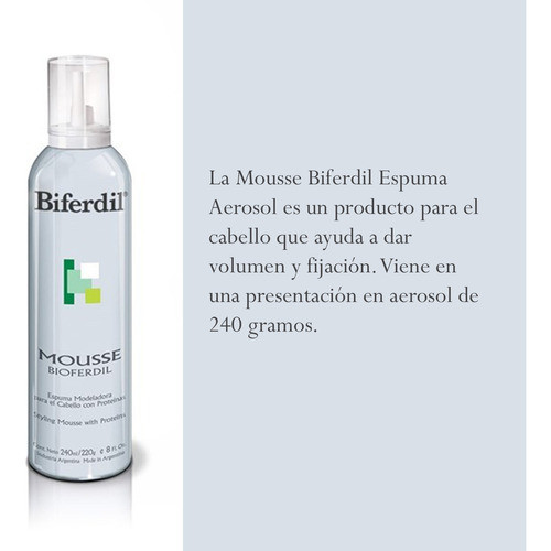 Biferdil Mousse Bioferdil Espuma Modeladora 240ml 1