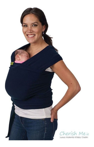 Wrap Sling Azul Marinho De Algodão. 1