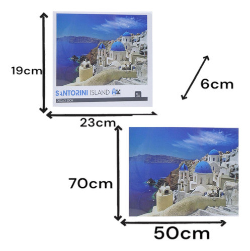 Rompecabezas 1000pcs Puzzle Santorini Island Fd1000269 7 1