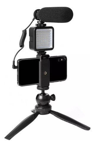 Soporte Celular Maono Cm11pl Microfono Y Luz 1