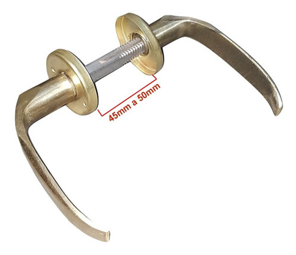 Manija Picaporte Ministerio Bronce Pulido Perno Largo 1