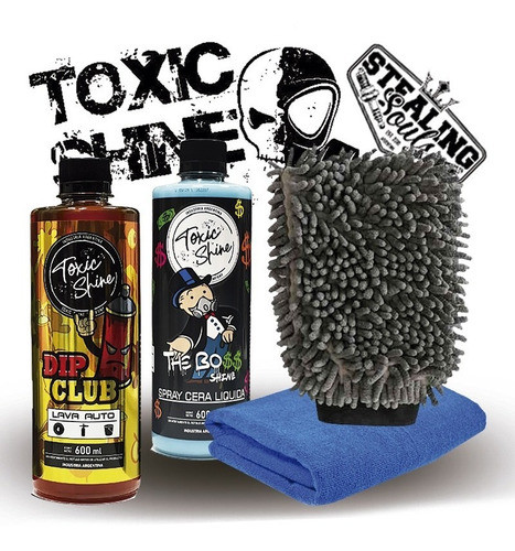 Toxic Shine | Kit Combo Lavado | Básico #08 | Shampoo + Cera 0