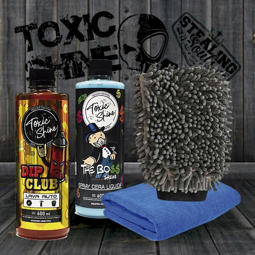 Toxic Shine | Kit Combo Lavado | Básico #08 | Shampoo + Cera 1