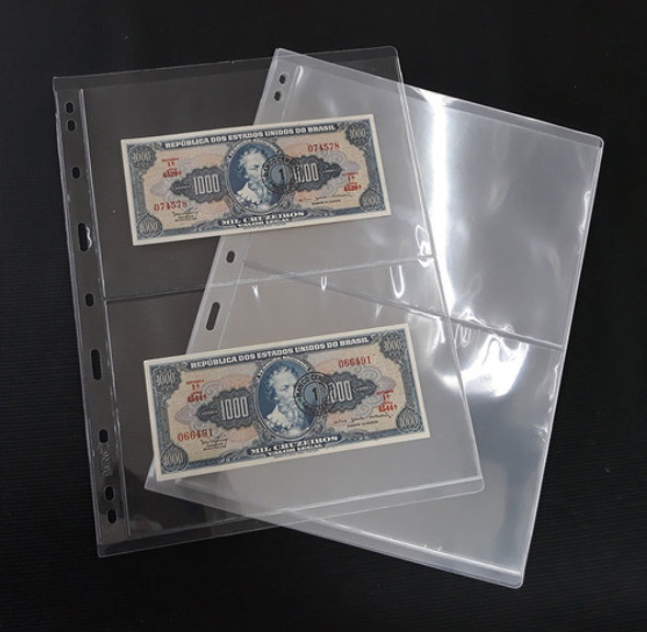 Kit 40 Folhas Cédulas Acetato 2 Div Pccb 28x21cm 1 Kit 40 Folhas Cédulas Acetato 2 Div Pccb 28x21cm 1