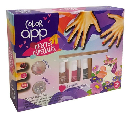 Color App Deco Uñas Efectos Especiales Unicornio Cuota 0