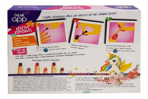 Color App Deco Uñas Efectos Especiales Unicornio Cuota 1