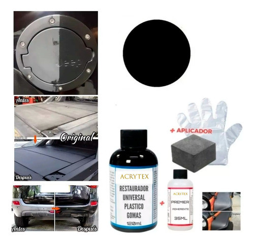 Kit Reparador De Plásticos Gastados Por La Acción Del Sol 0