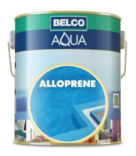 Pintura De Piscina Alloprene Belco Caucho Clorado 18 Litros 0