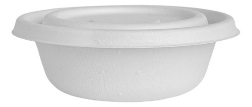 Pote Desechable Ecológico Cazuela Postre Con Tapa 500cc X100 0