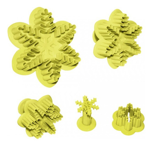 Kit Ejector Con Forma De Copo De Nieve - 4 Unidades 0