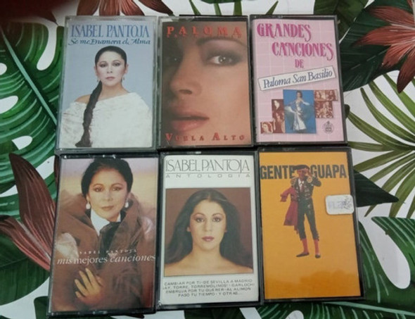 Lote Cassettes Isabel Pantoja Paloma Sanbacilio Gente  Guapa 0