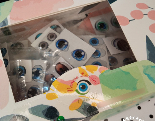 Caja De Ojos Autoadhesivos 100 Pares Surtidos- Sin Eleccion 0