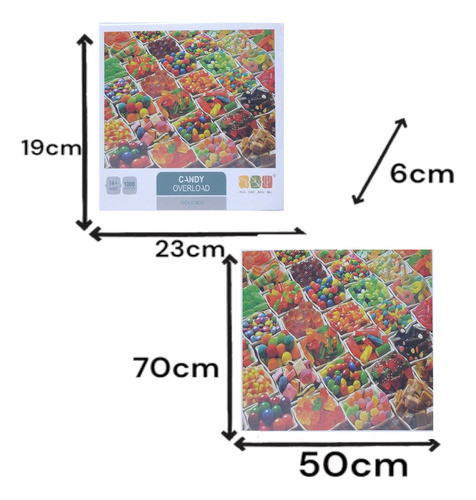 Rompecabeza Puzzle X 1000 Candy Overload Fd1000269 (34) 1