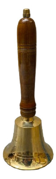 Campana Tibetana Metal Importada Himalaya Palo 14cm Cencerro 0