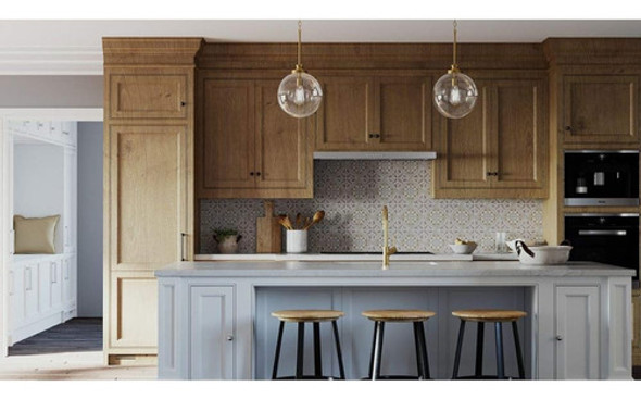 Colgante De Granja De Vidrio Transparente De 1 Luz De La Col 1