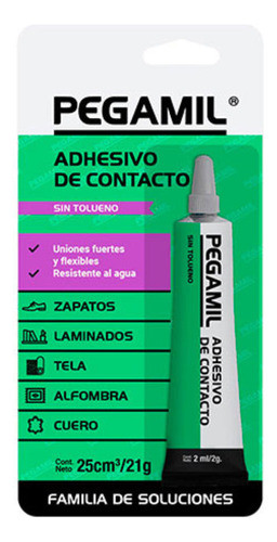 Adhesivo De Contacto Pegamil 21grs. H Y T 0