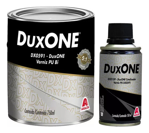 6 Un Axalta Dupont Dx0591 Con Catalizador 900cc Alto Brillo 0