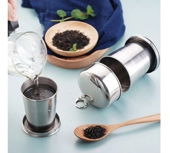 Vaso Pequeño Plegable Telescopico Camping  Colegio 1 Vaso Pequeño Plegable Telescopico Camping  Colegio 1