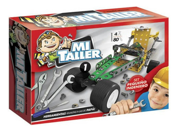 Set Pequeño Ingeniero Mi Taller 80 Piezas Metalicas 0