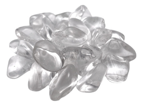 Piedra Cuarzo Cristal Rolado 100 Gramos - Estrella Sagrada 0
