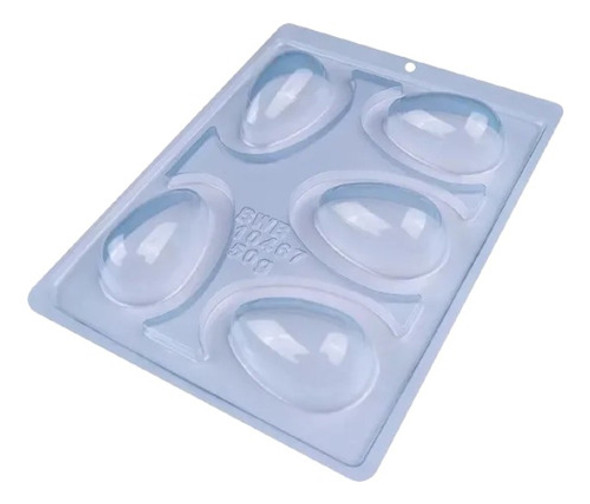 Kit 3 Forma Ovo Liso 50g 3 Partes Com Silicone C.10467 Bwb 0