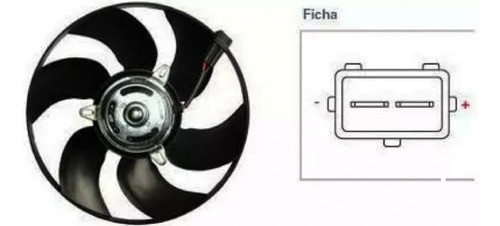 Electroventilador Ford Escort 1.8 - Ghia - Logus 1.8 C/a Ø31 0