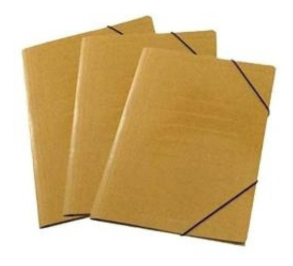 Carpeta 35 X 50 Cms A3 Con Solapas Elastico Carton 0