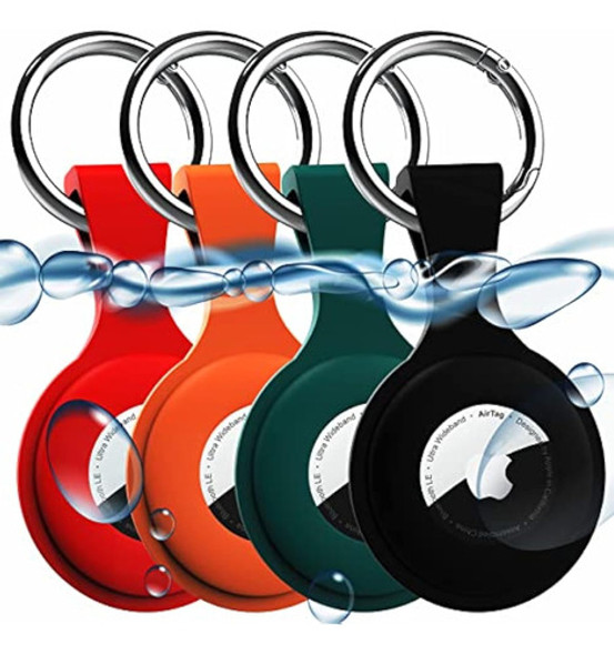 Paquete De 4 Soportes Para Airtag Con Llavero, 0