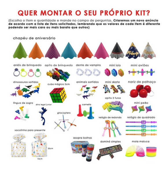 Kit Festa Brinquedos Lembrancinha Aniversário Surpresa Kids 1