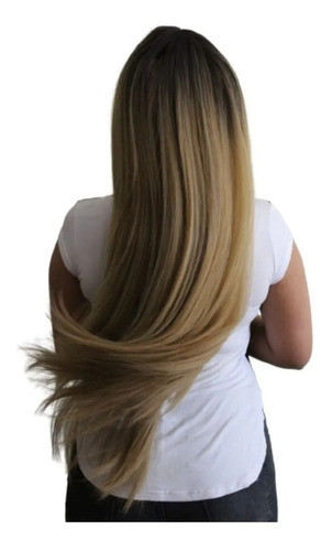 Peluca 100% Orgánica Larga 70cm Rubia 1