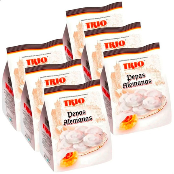Galletitas Pepas Trio Alemanas Dulces Mejor Precio - Pack X6 1