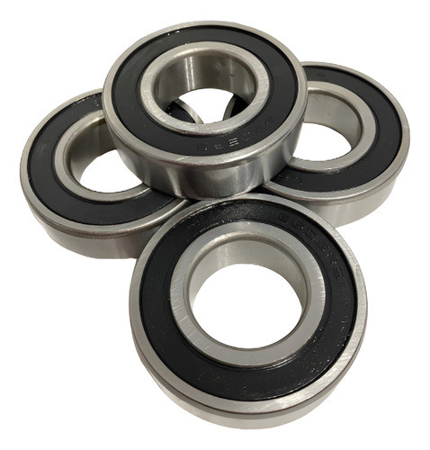Kit Com 4 Rolamentos Blindados 6207 Para Carrinhos De Rolimã 0