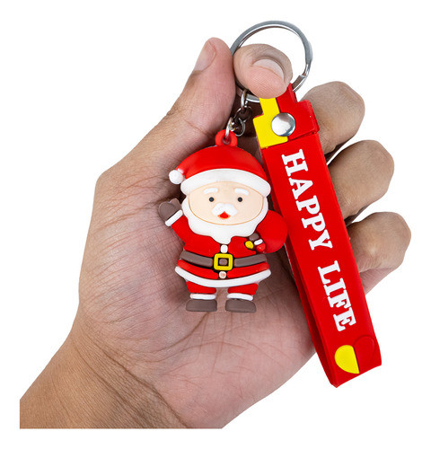 Chaveiro Papai Noel Mimo Natal Chaveirinho Argola Para Chave 1