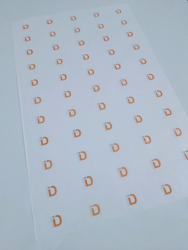 Papel Manteiga Personalizada Com Logo 20x20 - 500 Folhas 1