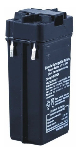 Bateria Recargables 4v 0,9ah Luz Emergencia Alarma 0