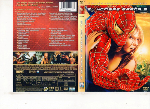 El Hombre Araña 2 (2004) (2 Dvd) (mx) - Dvd Original - Mcbmi 0