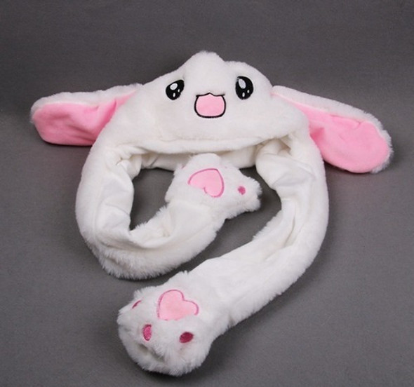 Touca Gorro Bichinho Pelúcia Levanta Orelhas - Envio Rápido 1