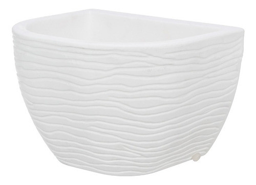 Maceta Para Pared Sisal Blanca 21x17cm 0
