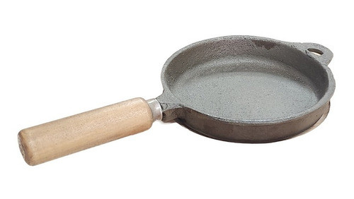 Provoletera Fundición Mango Madera 15 Cm Base Madera 30mm 1