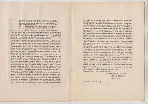 1959 Programa Cine Club Uruguay Arte Tapa Por Plaza Noblia 1