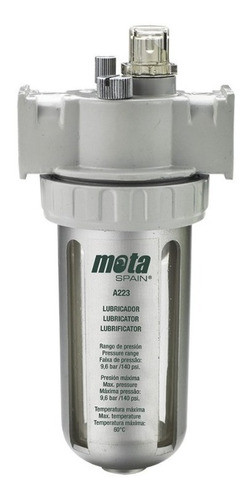 Lubricador De Aire Para Compresor Mota A223 0