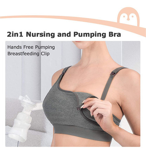 Pumping Bra, Momcozy Hands Free Pumping Bras Para Mujeres 2 1