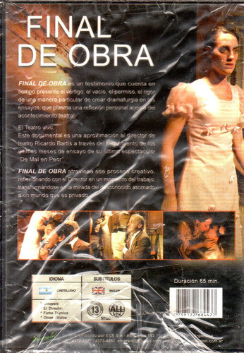 Final De Obra - Dvd Nuevo Original Cerrado - Mcbmi 1
