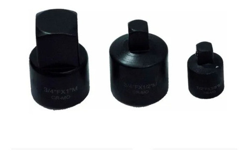 Set Tubos Adaptador 3/8 1/2 3/4 1 PLG Alto Impacto Ruhlmann 0