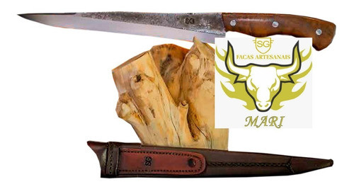 Faca Sg: Blacksmith Ponta Fina 5mm.8 Pol.gravação Grátis Sim 0