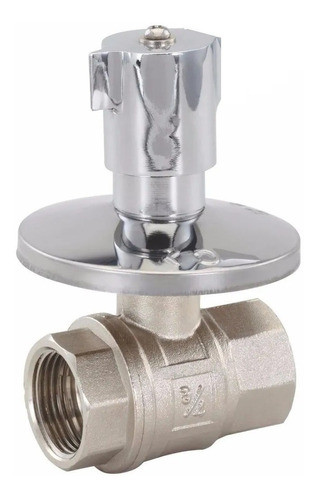 Valvula Esferica 3/4 Embutir Empotrar A Volante Latyn Gk 0