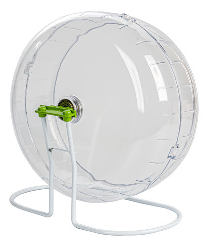 Roda Acrílica 19cm Com Suporte Para Hamster 1